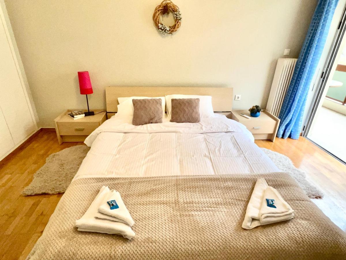 Agios Eleftherios Metro St. 2 Bedrms 4 Pers. Flat Atina Dış mekan fotoğraf